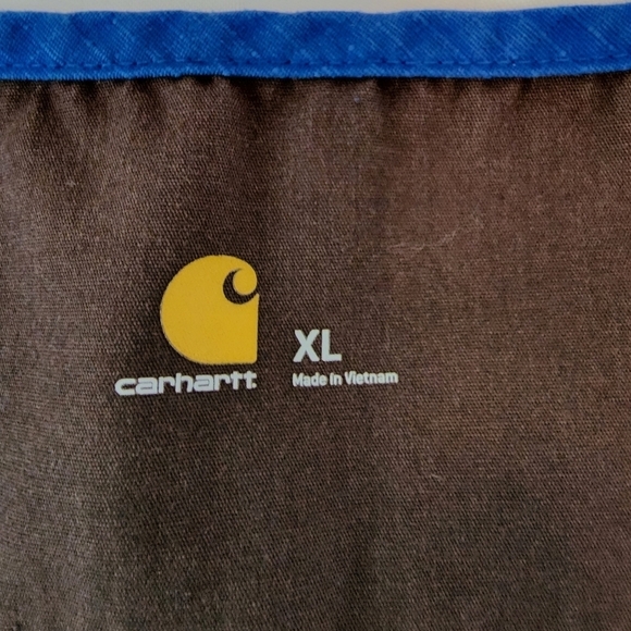 Carhartt Blue Scrub Top Size XL - Picture 3 of 6